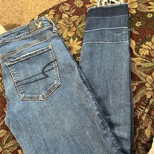 American eagle skinny jeans size 6 regular length